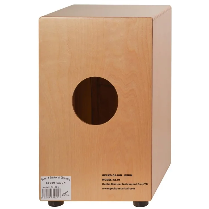CL10ZB Zebra Wood Tap-BirchWood Body Cajon