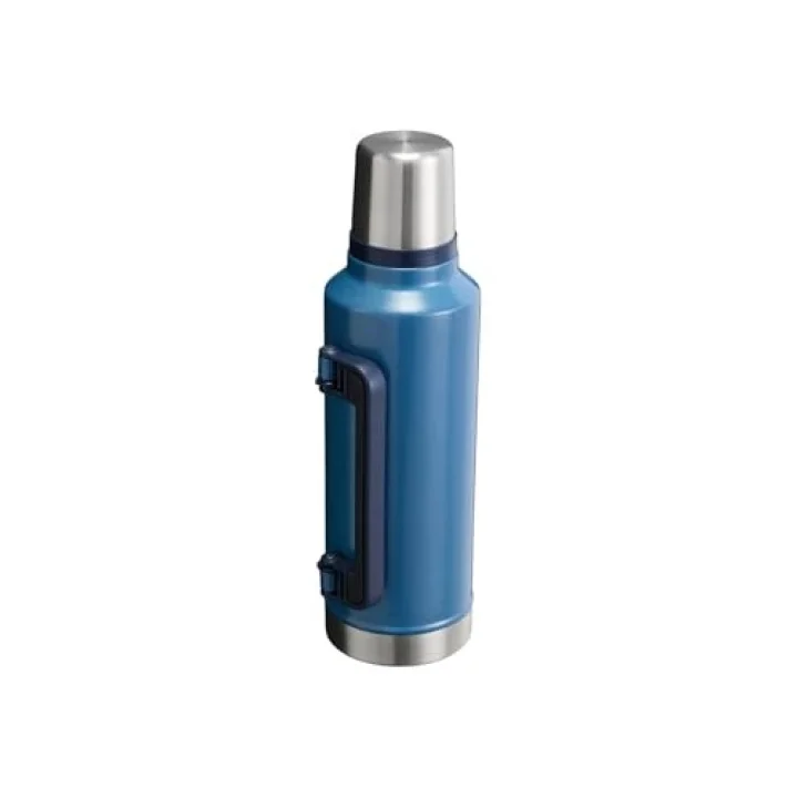 Classic Legendary Vakumlu Çelik Termos, Mavi (Hammertone Lake), 1.9 Litre | 45 saat dayanır. Sıcak veya soğuk – Sızdırmaz – BPA içermez – Kapak bardak görevi görür