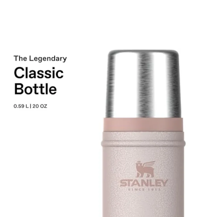 Classic Legendary Vakumlu Termos 0.60 Litre - Hammertone Rose Quartz | Paslanmaz Çelik