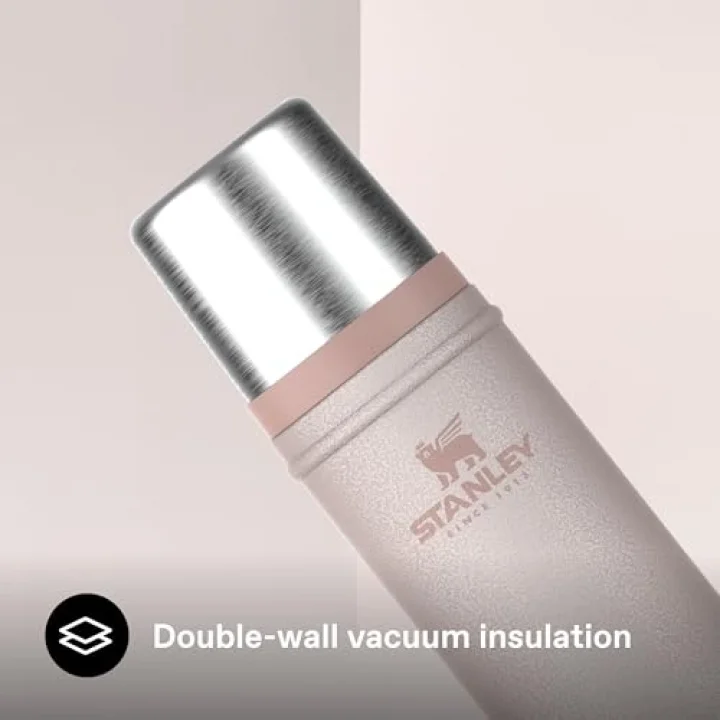 Classic Legendary Vakumlu Termos 0.60 Litre - Hammertone Rose Quartz | Paslanmaz Çelik