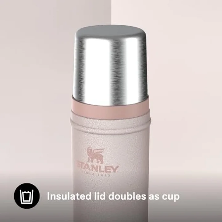 Classic Legendary Vakumlu Termos 0.60 Litre - Hammertone Rose Quartz | Paslanmaz Çelik