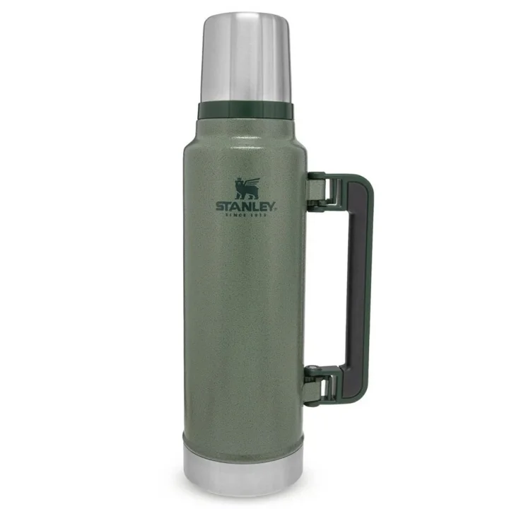 Classic Legendary Vakumlu Termos 1.4 Litre - Yeşil (Hammertone Green) | Paslanmaz Çelik | 40 saat boyunca sıcak veya soğuğu tutar, sızdırmaz ve bulaşık makinesinde yıkanabilir, BPA içermeyen yalıtımlı