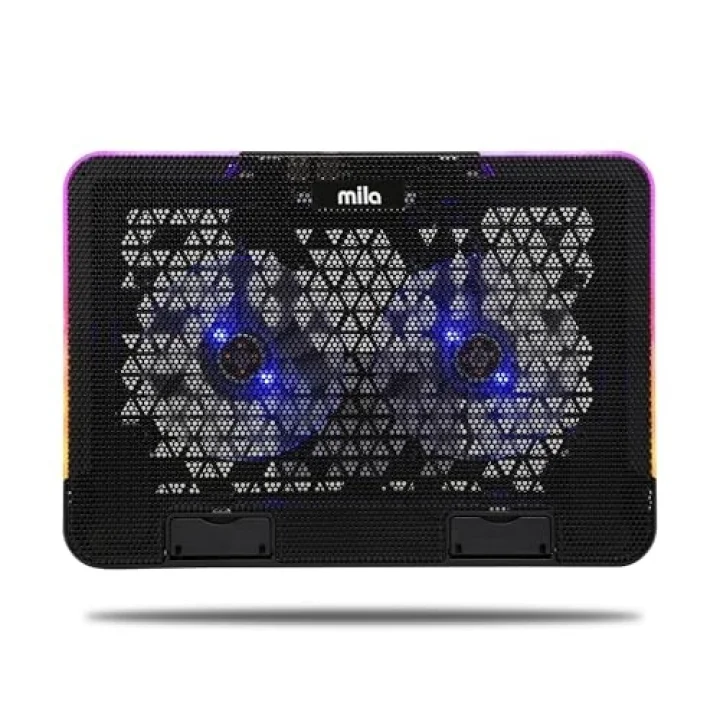 Classone Serisi M2 R-TYPE RGB Işıklı, 2 Büyük Fan, Telefon Standı,2 USB Notebook Soğutucu Stand