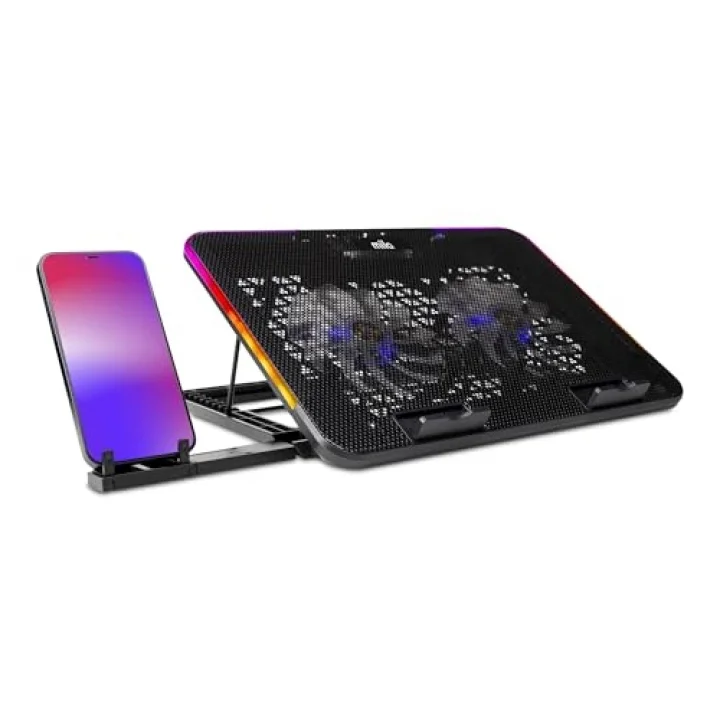 Classone Serisi M2 R-TYPE RGB Işıklı, 2 Büyük Fan, Telefon Standı,2 USB Notebook Soğutucu Stand