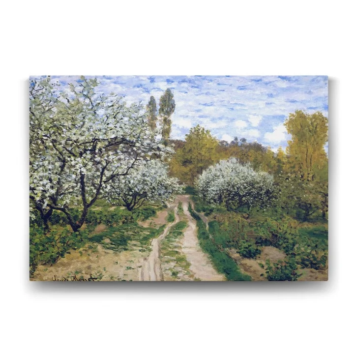 Claude Monet - Elma Ağaçları Tablosu - 100x70cm