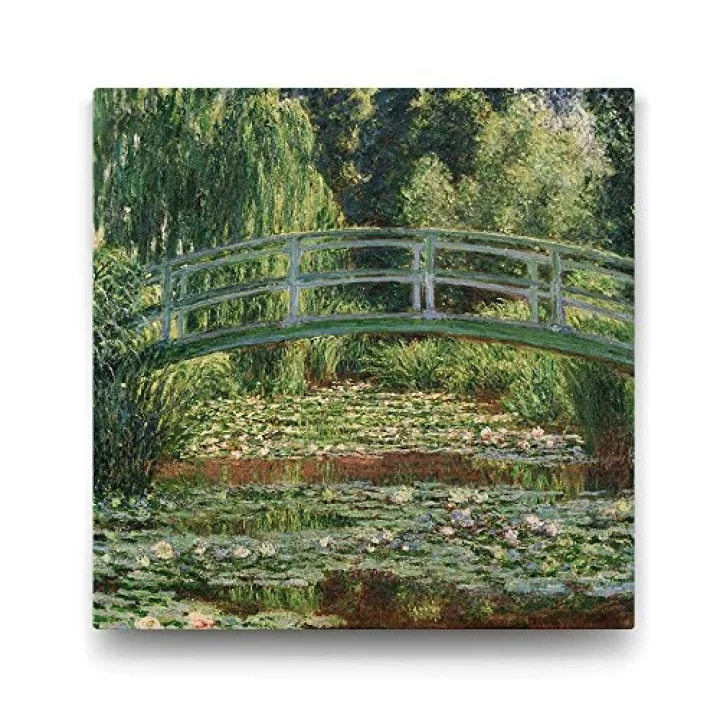 Claude Monet - Water Lilies Tablosu - 60x60cm