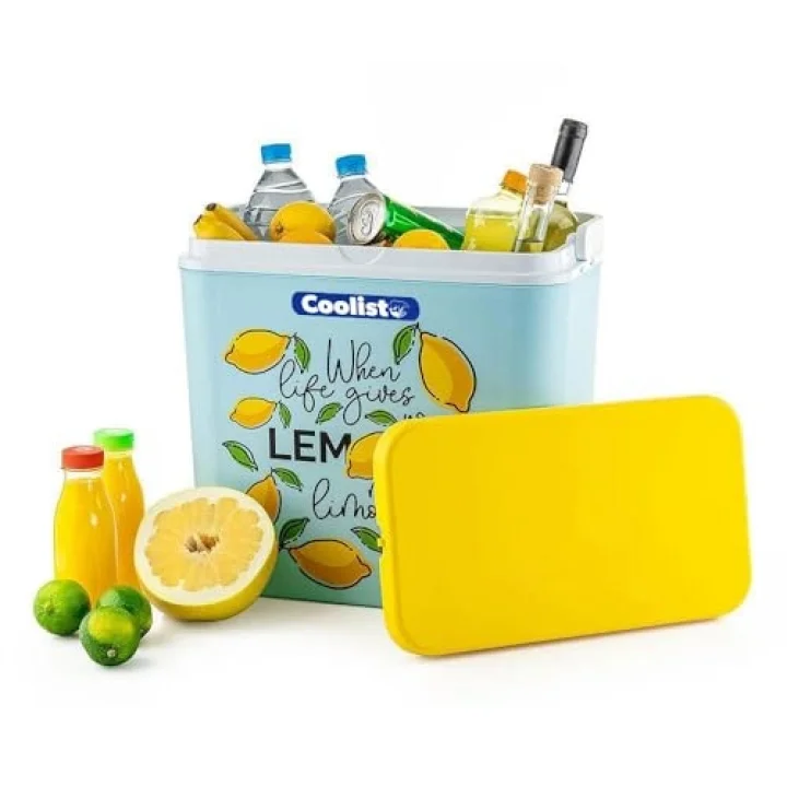 CLB30LM Limon Desenli Buzluk, 30 Litre + 3 Adet Buz Kaseti 400gr