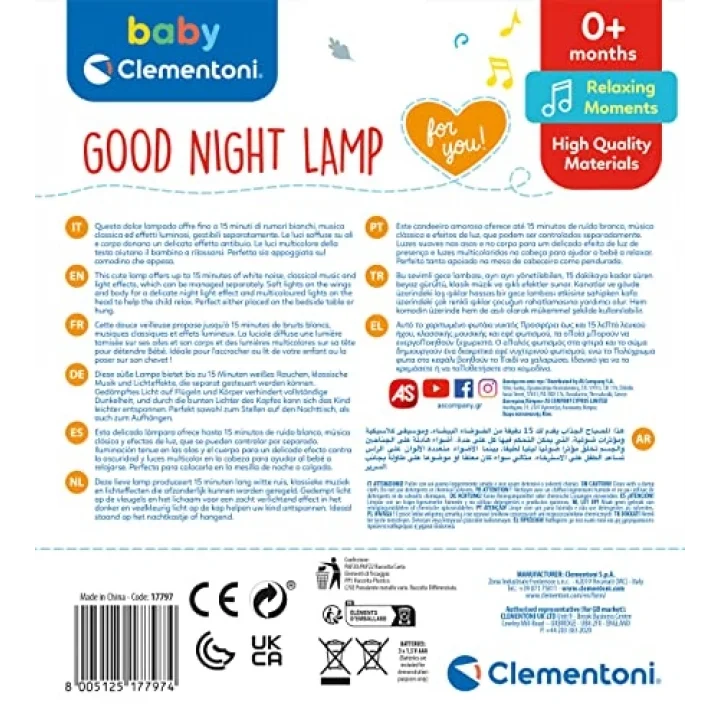 Clementoni 17797 Baby Clementoni - Gece Lambası Ateş Böceği