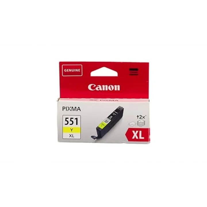 CLI-551XL Y Yüksek Kapasiteli Orijinal Sarı Mürekkep Kartuşu 6446B001
