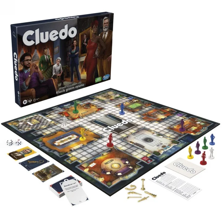 CLUE Cluedo 6 Kişilik Tahta Oyunu