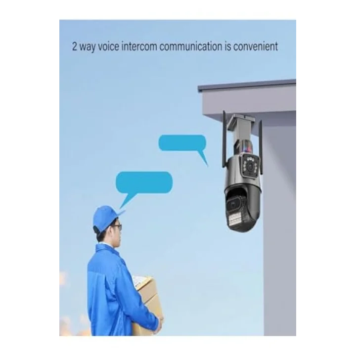 CMR7 8MP PTZ Dış Mekan Full Hd Wifi Kamera Su Geçirmez Hareket Sensörlü Gece Görüşlü IP Kamera