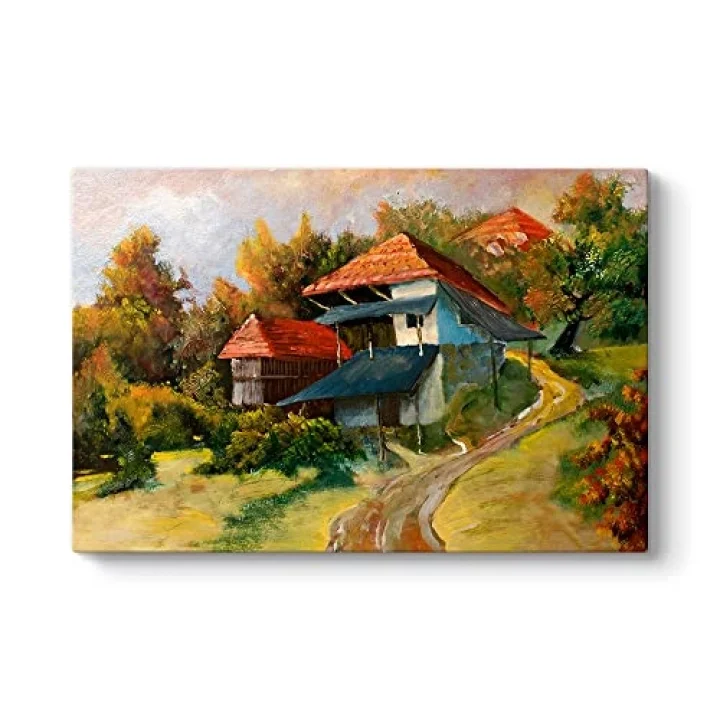 Çoban Ressam Manzara Tablosu 45 x 30