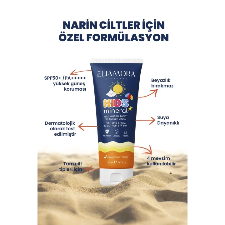 Çocuk Güneş Kremi 50 SPF