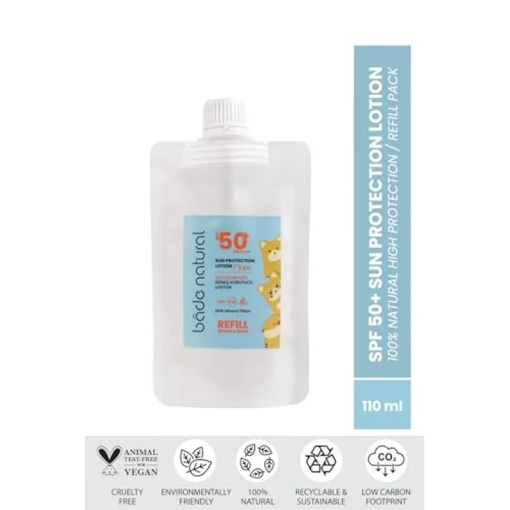 Çocuk Güneş Losyonu SPF 50+%100 Doğal Refill 110 ml