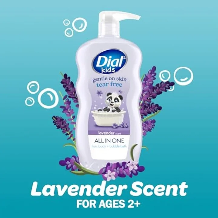 Çocuklar İçin Lavanta Kokulu Şampuan + Duş Jeli + Banyo Köpüğü 709Ml