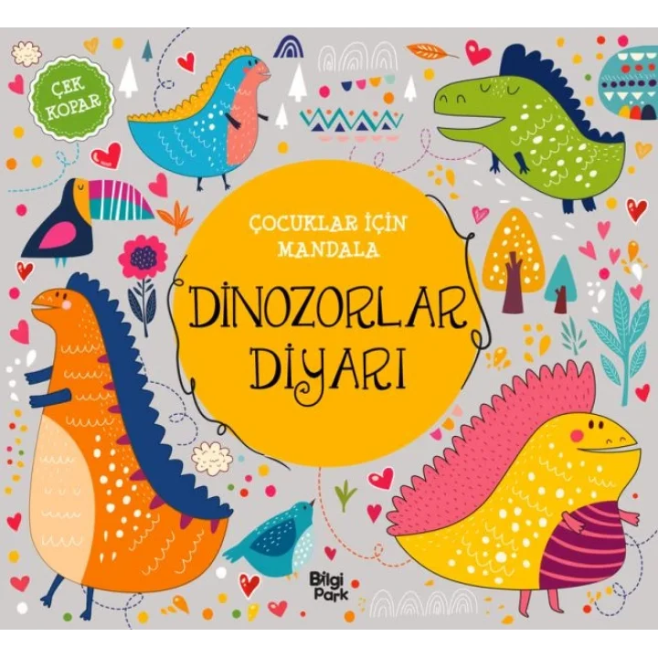 Çocuklar İçin Mandala - Dinozorlar Diyarı