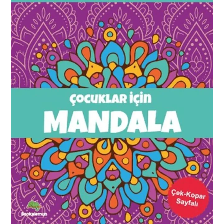 Çocuklar için Mandala - Mor