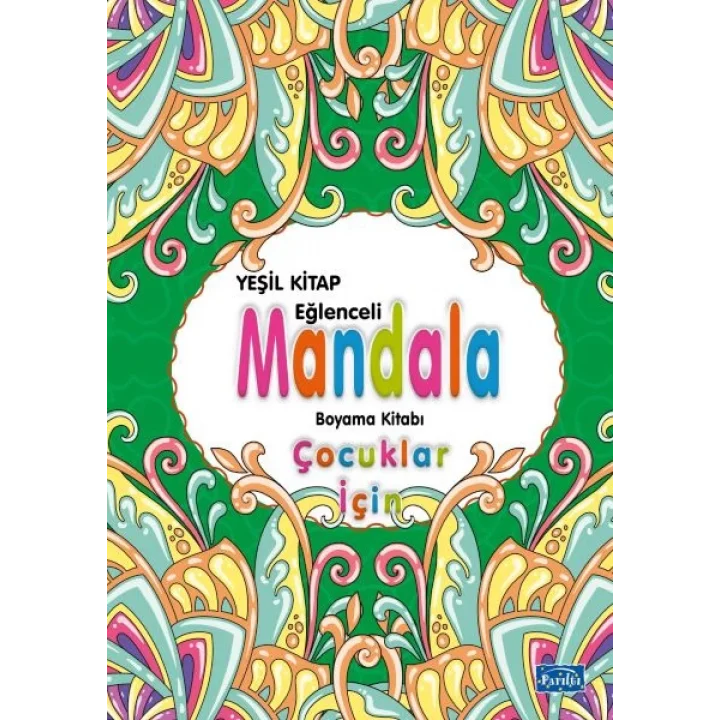 Çocuklar İçin Mandala Yeşil