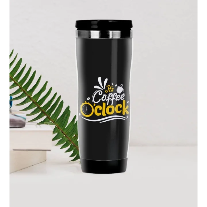 Coffee Tasarımlı Çelik Termos Bardak
