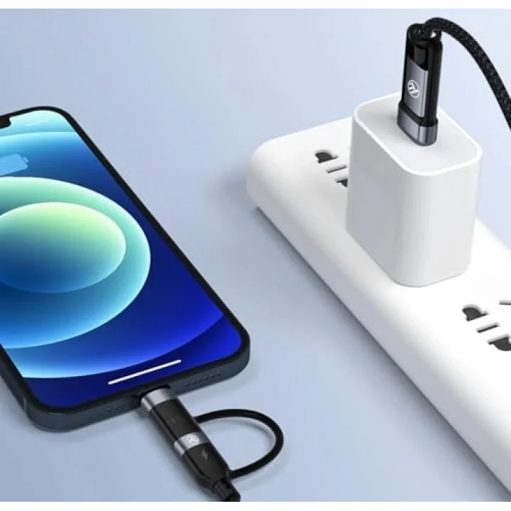 Çoklu Giriş Destekli 4in1 Hızlı Şarj Kablosu