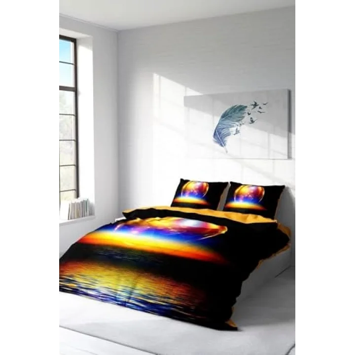Color World 3D Çift Kişilik Nevresim Takımı, monohome5002