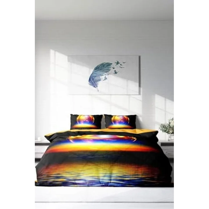 Color World 3D Çift Kişilik Nevresim Takımı, monohome5002