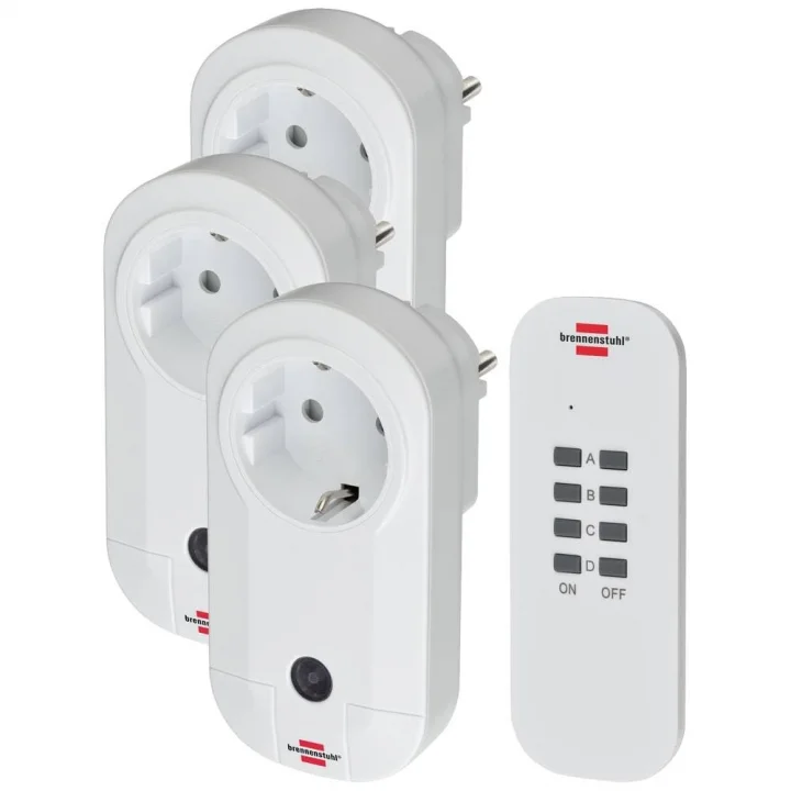 Comfort Line Uzaktan Kumandalı 3 Adet Tekli Priz