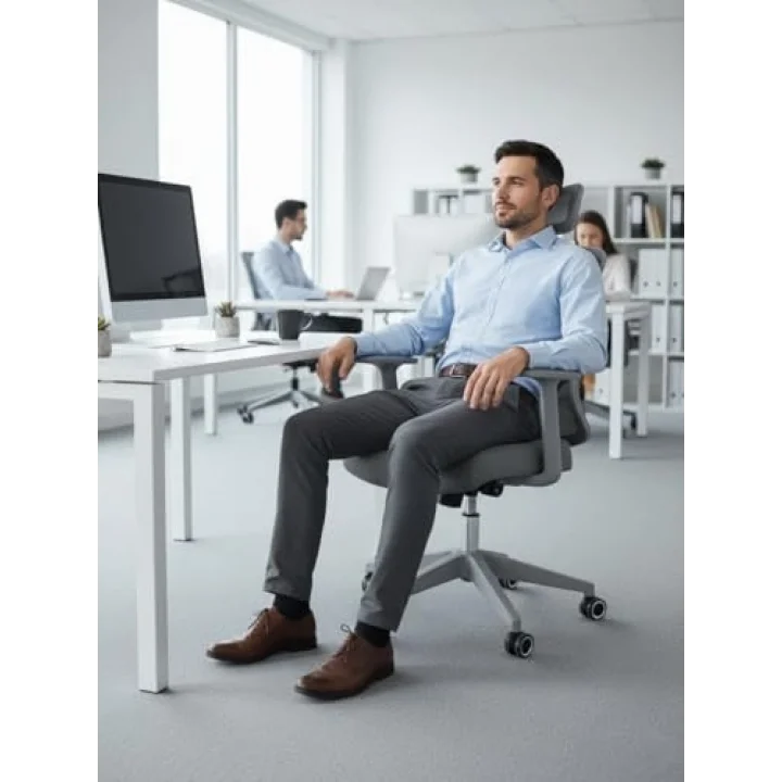 Comfort Plus Mood Gray Yönetici Koltuğu Ofis Çalışma Koltuğu