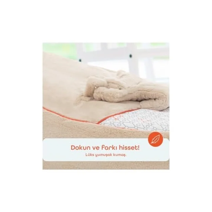 Comfy Dolgulu Bebek Pufu - Mist