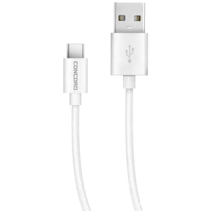 Concord C-821 2.1A 100 CM Type-C Şarj ve Data Kablosu Beyaz - Akıllı Telefonlar ve Tabletler İçin