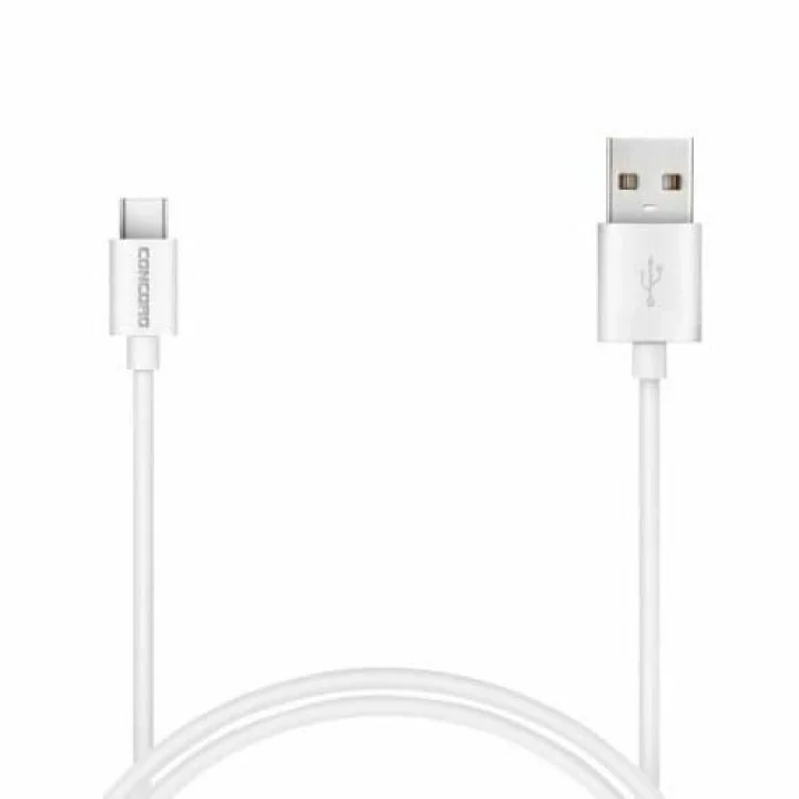 Concord C-821 2.1A 100 CM Type-C Şarj ve Data Kablosu Beyaz - Akıllı Telefonlar ve Tabletler İçin