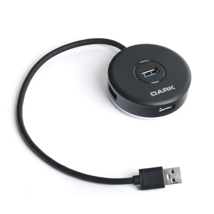 Connect Master 4 Port USB 3.0 USB Hub Siyah