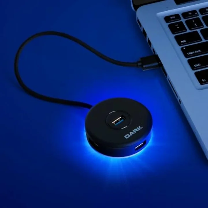 Connect Master 4 Port USB 3.0 USB Hub Siyah