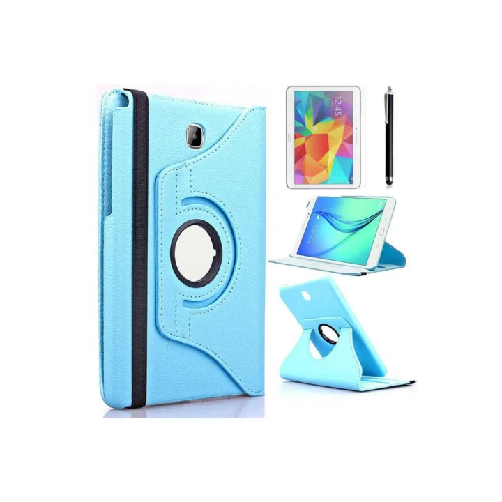 CONSTRAIN Galaxy Tab A T580 10.1 Zore Dönebilen Standlı Kılıf, Mavi