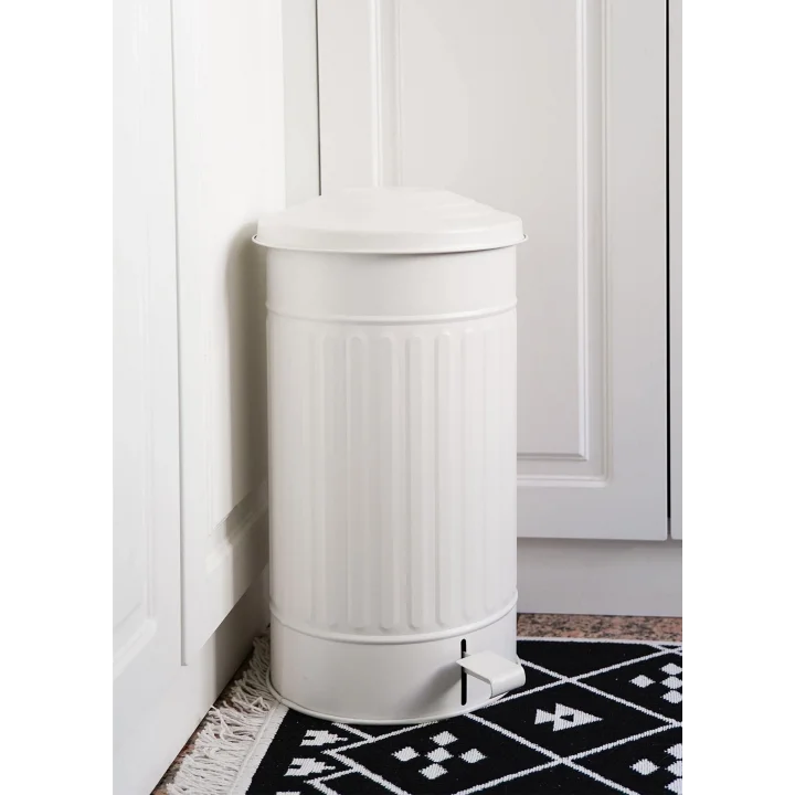 Çöp Kovası Mutfak 24 Lt Beyaz