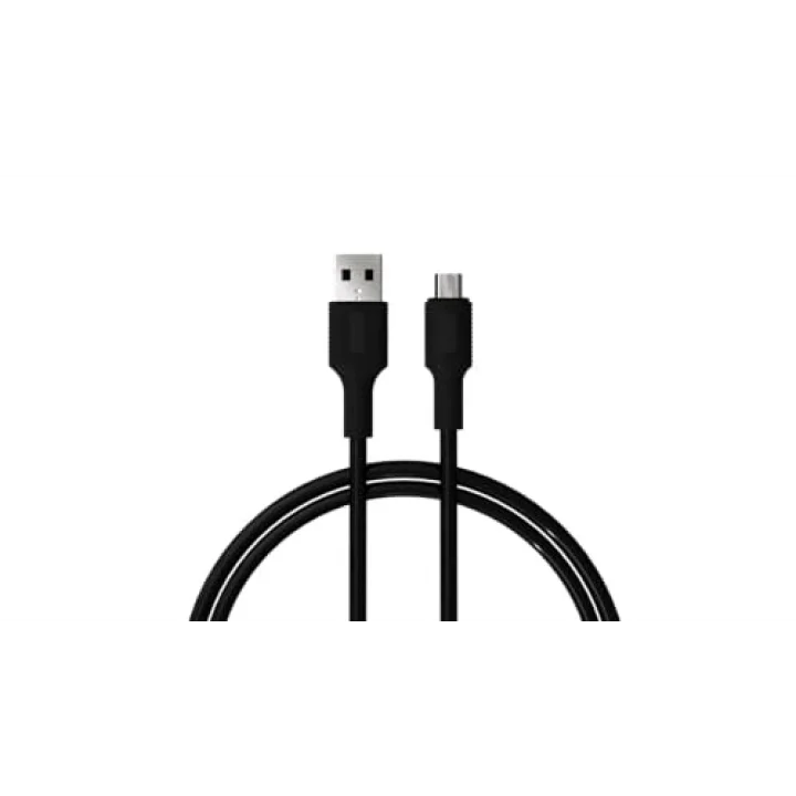 Coral Micro USB Hızlı Şarj Kablosu (Siyah + Siyah Uç) (150 CM)