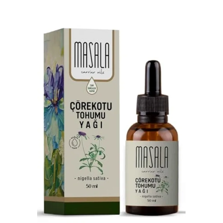 Çörekotu Yağı 50 ml. Soğuk Pres (Black Cumin Seed Carrier Oil)
