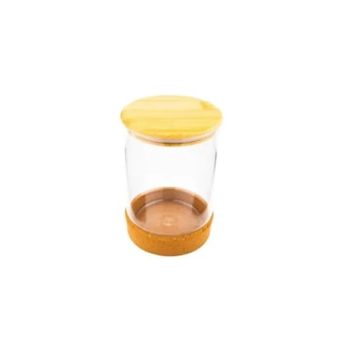 Corki - Mantar Altlıklı Cam Saklama Kabı 900ml