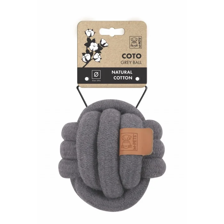 COTO GREY BALL 15CM ÖRGÜ TOP OYUNCAK