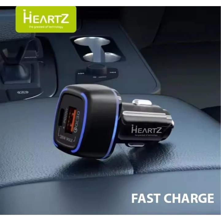CR01 ARAÇ ŞARJ ADAPTÖRÜ DUAL PORT PD ARAÇ ŞARJI YENİ NESİL PD + STANDART USB LEDLİ A KALİTE ARAÇ ŞARJ BAŞLIK FAST (SİYAH)