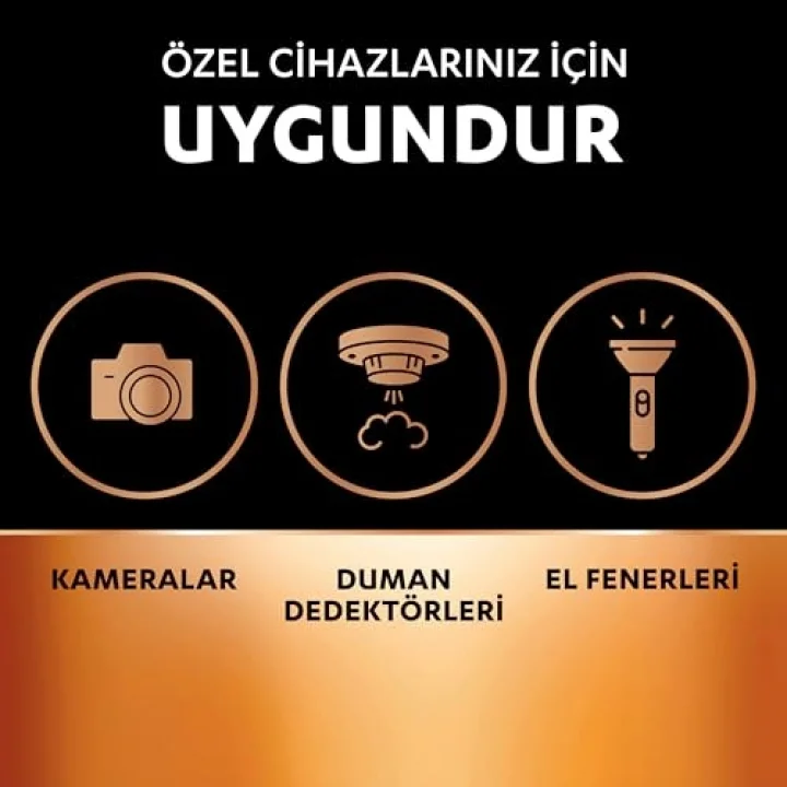 CR123 Yüksek Güçlü Lityum Pil (2’li paket) 3V, CR123A/CR17345