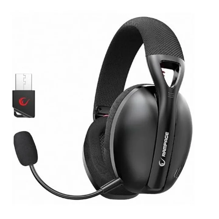 Crack H11 Siyah Wireless 2.4G+ Bluetooth Mikrofonlu Oyuncu Kulaklığı