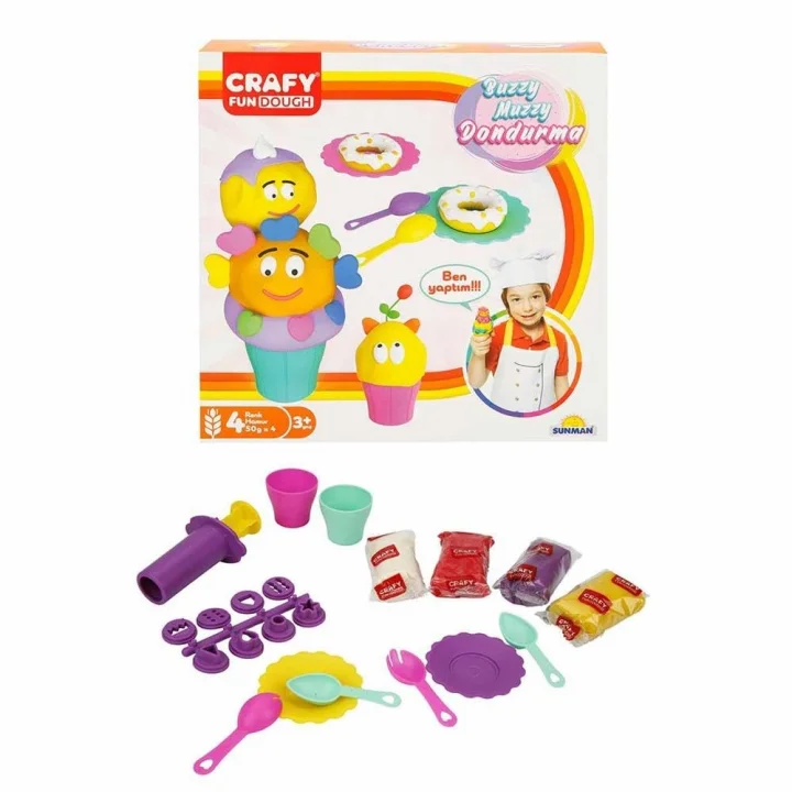 Crafy Buzzy Muzzy Dondurma Oyun Hamuru Seti 200 gr