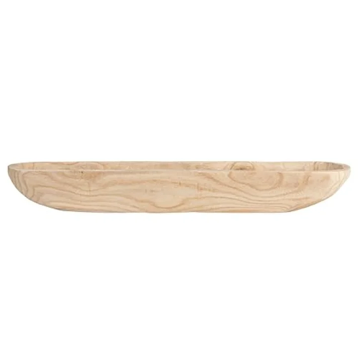 Creative beeinflußt da5397 Pure Deko Paulownia Holz Rechteck Schüssel