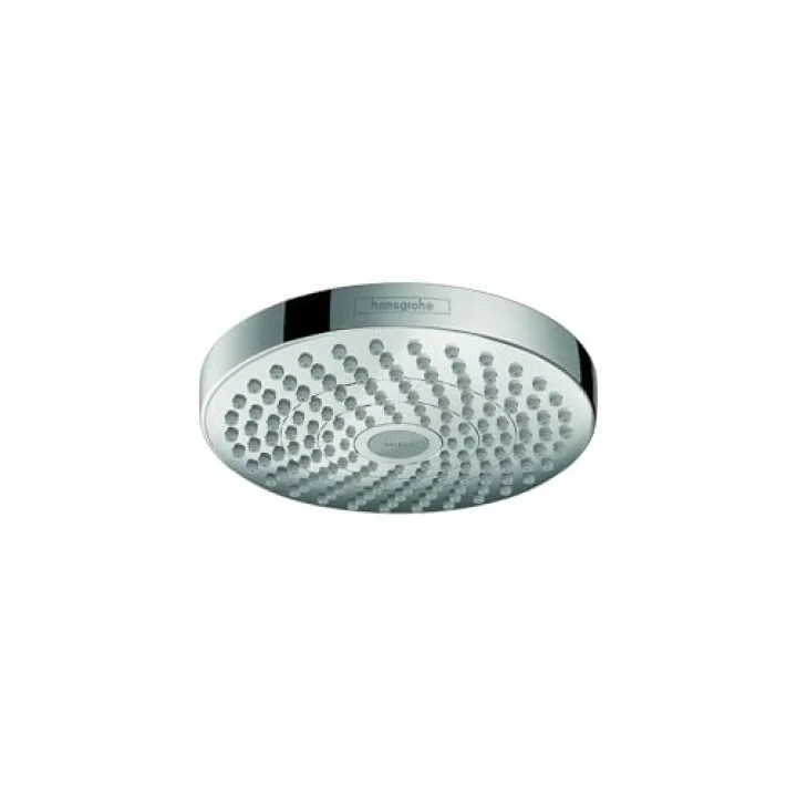 Croma Select S 17,78 cm Su Tasarruflu Düşük Akışlı Duş Başlığı Modern 2-Sprey Yağmur, QuickClean Krom Yoğun Yağmur, 04388000