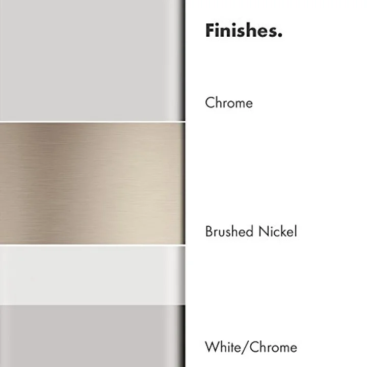 Croma Select S 17,78 cm Su Tasarruflu Düşük Akışlı Duş Başlığı Modern 2-Sprey Yağmur, QuickClean Krom Yoğun Yağmur, 04388000