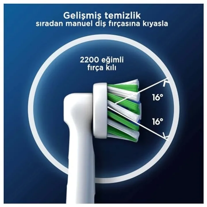 Cross Action X-Filament Şarjlı Diş Fırçası Yedek Başlığı 4 Adet