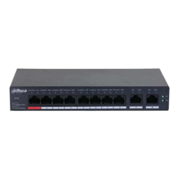 CS4010-8ET-110 10 Port 8xPOE 10/100 110W Bulut Yönetilebilir Switch