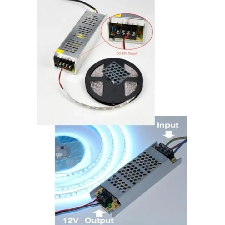 CT-2677 21 AMPER KLEMENSLİ SLİM ŞERİT LED TRAFOSU