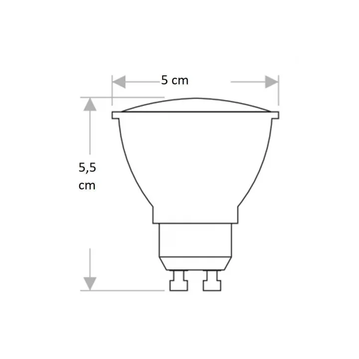 CT-4215G 7W Gu-10 Cob LED Ampul, Gün Işığı